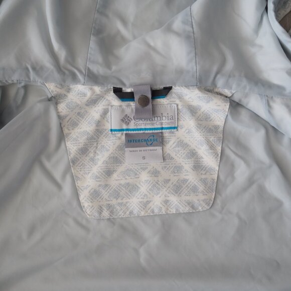 Columbia 2 In 1 Interchange Snowbarding And Skiing Jackets Shell And Puffer Sz S - Picture 15 of 16